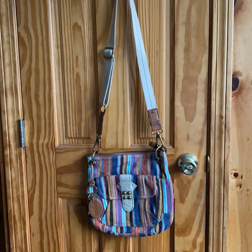 Medium fossil crossbody